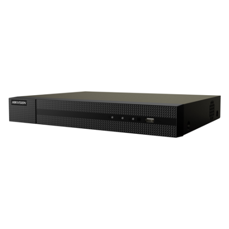 Grabador NVR Hikvision HWN‑2104MH‑4P   4 canales IP hasta 6 MP, compresión H.265+, ancho banda 40 Mb/s in / 60 Mb/s out, HDMI/V