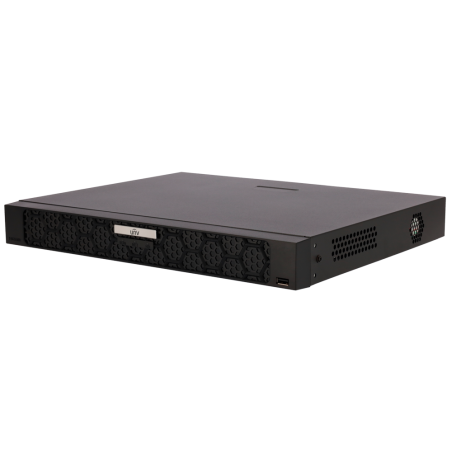 NVR 16ch IP hasta 16Mpx, 160Mbps, Ultra H.265, 2 HDD