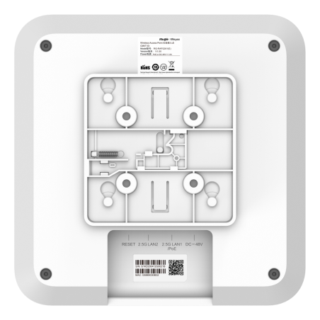 Punto de acceso WIFI 6  AX 2.4/5Ghz, 23dBm, 3dBi, x2 puerto Gb, 2x2 MIMO. L3 ROAMING.