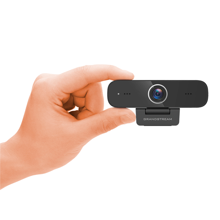 Webcam plug and play (Usb 2.0) Full HD 1080p 30fps, con 2 microfonos omnidireccionales (caputra de voz hasta 1 mt)