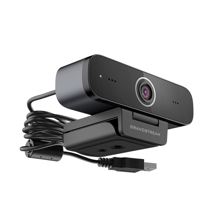 Webcam plug and play (Usb 2.0) Full HD 1080p 30fps, con 2 microfonos omnidireccionales (caputra de voz hasta 1 mt)
