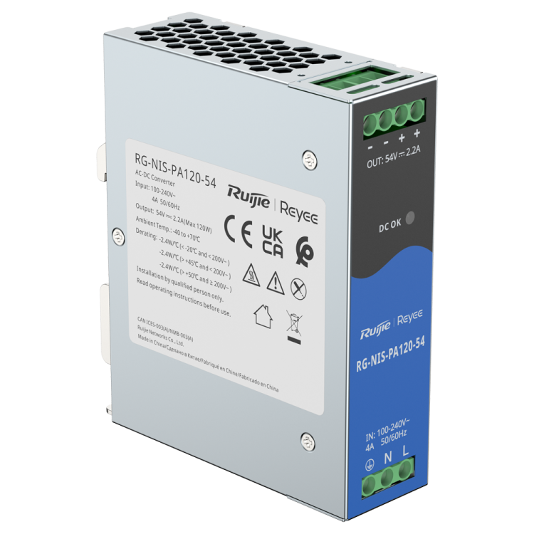 Fuente de alimentación 54 V 2,2A / 120 W