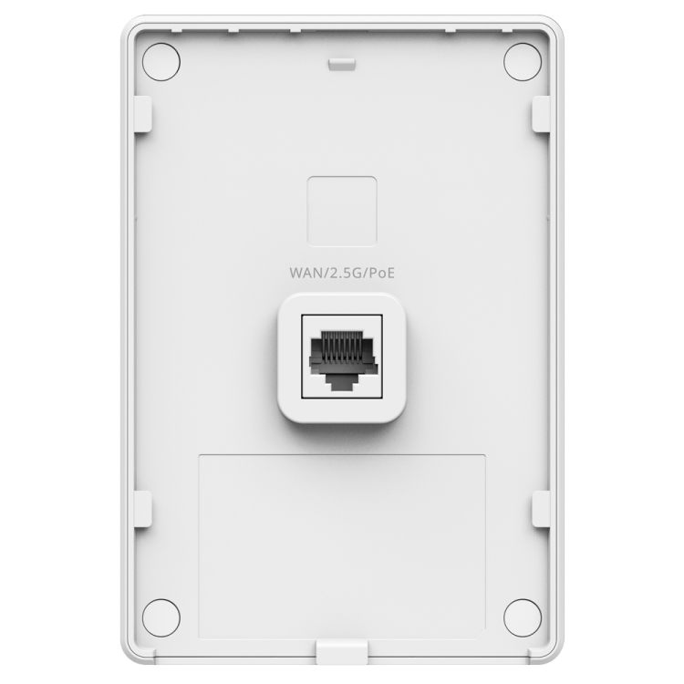 AP WIFI 7  BE 2.4/5Ghz para pared, 2x2 MIMO 2.84/4.56dBi, 20dBm, x1 2,5Gbps RJ45, x4 Gb, L3 ROAMING.