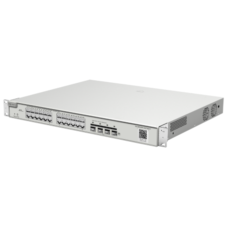 Switch Gestionable L2+, 24 Gigabit PoE 370W, x4 puertos SFP+ ,para rack 19"