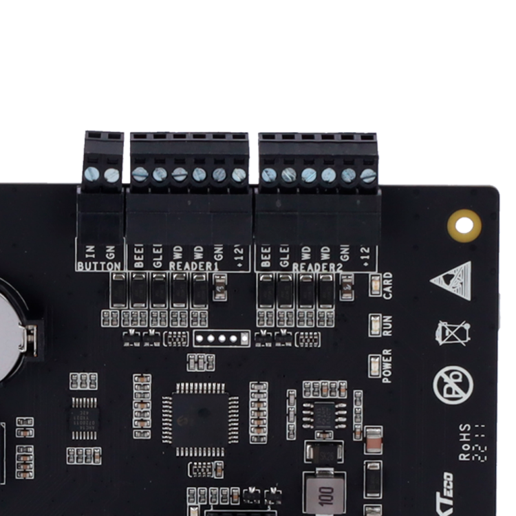 Controladora de accesos Tarjeta, QR o PIN, gestión de 1 puerta