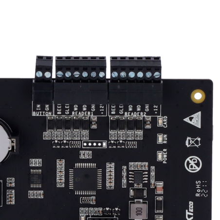 Controladora de accesos Tarjeta, QR o PIN, gestión de 1 puerta