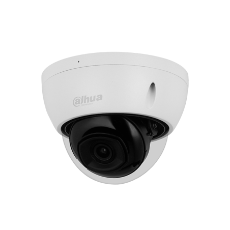 Cámara IP domo IK10, 8Mpx 20ips, IR 30mts, fija 2.8mm, H265+, PoE802.3af, IP67. Wizsense