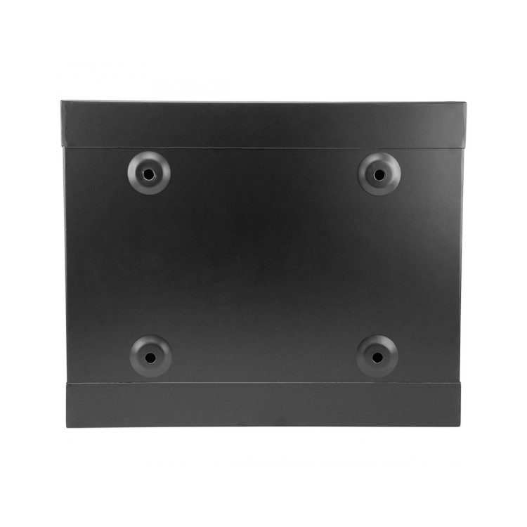 Rack de pared 10", 6U, F140 / AN350 / AL285, carga 25kg, vacío. Montado