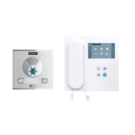 Kit video 2L, placa Cityline de empotrar y monitor Veo Duox Wifi 4.3"  2L
