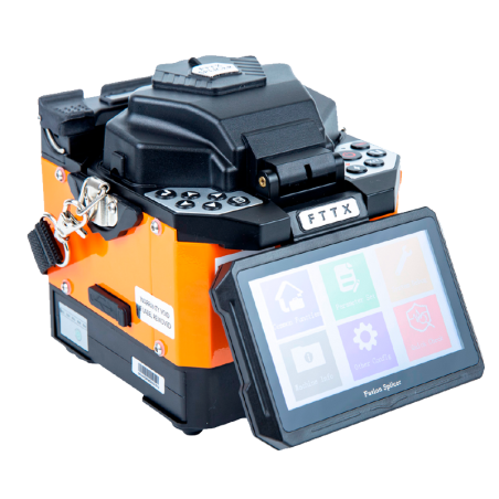 Fusionadora compacta de fibra óptica con fusión por núcleo. 4 motores. Ideal para planta externa, altas FTTH e ICT2