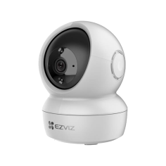Cámara cube Wi-Fi interior EZVIZ CS-H6C   1080p 2 MP, panorámica 360° (pan 340°/tilt 55°), visión nocturna IR 10 m, seguimiento