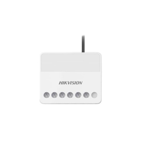 Relé de contacto seco inalámbrico 12V, control remoto, blanco