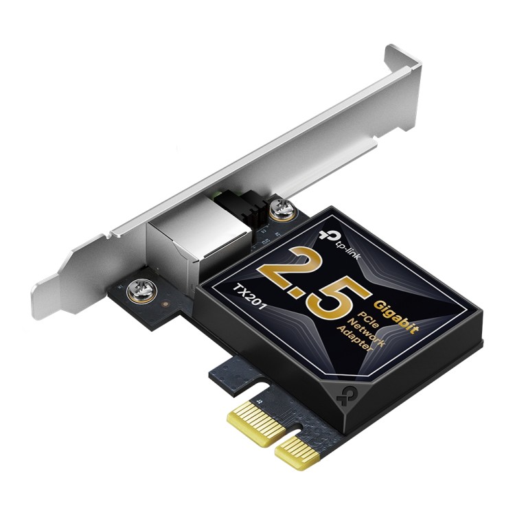 Adaptador de red PCIe 2.5G TP-Link TX201 - 1x RJ45 2.5GBASE-T, PCIe x4, WOL
