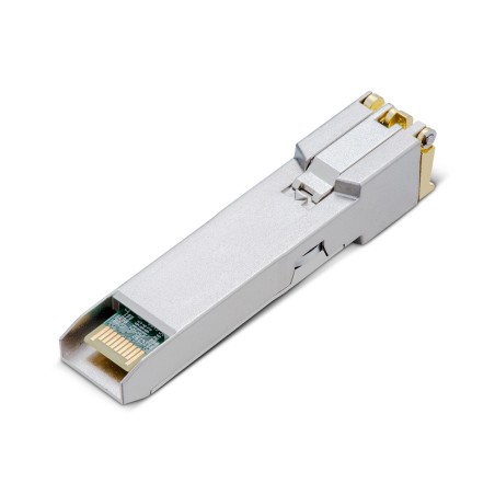 Módulo SFP+ 10GBASE-T RJ45. Hasta 30m (transmisión sobre cable de cobre Cat6a o superior)