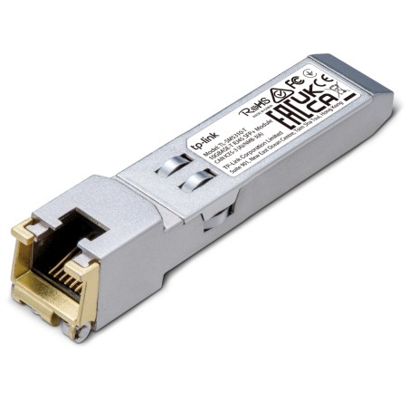 Módulo SFP+ 10GBASE-T RJ45. Hasta 30m (transmisión sobre cable de cobre Cat6a o superior)