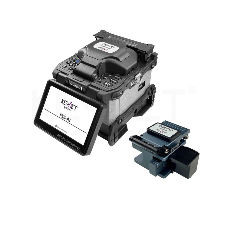 Fusionadora 6 motores con alineación por núcleo, pantalla LCD táctil 5". Batería de litio de 5200mAh