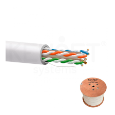 Cable CAT6 UTP, Cobre, LSZH, AWG 23, CPR-Dca-s2,d1,a1, Blanco. Bobina 500mts.