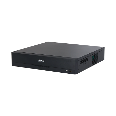 NVR 64ch IP hasta 32Mpx, 384Mbps, H.265+, 8 HDD