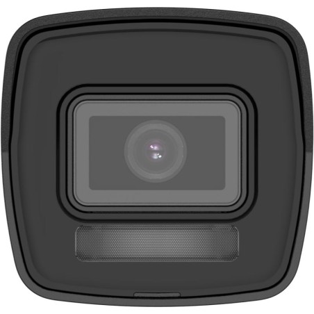 Cámara IP bullet HiWatch HWI-B180HA-LU - 8 MP, luz híbrida, detección personas, PoE