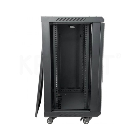 Rack de pared/suelo High Qaulity de 19", 18U, F600 / AN 600 / AL 905mm, carga 60kg, Montado