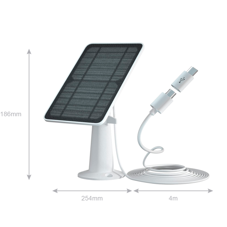 Panel solar EufyCam/SoloCam. IP65