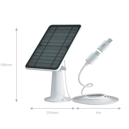 Panel solar EufyCam/SoloCam. IP65