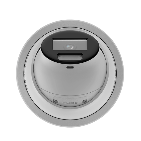 Cámara IP domo, 8MPx, IR 30mts, 2.8mm, H.265+, PoE802.3af.  IP67, Motion Detection 2.0 de humanos y vehículos