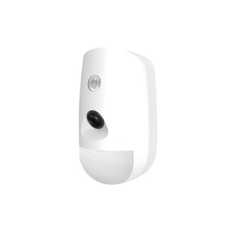 Detector PIR con cámara AX PRO Hikvision DS-PDPC12PF-EG2-WE(B) - 12 m, fotoverificación, mascotas 30 kg
