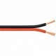 Cable de audio bicolor (ROJO Y NEGRO) 10mts, 1,5mm², Libre de Oxígeno