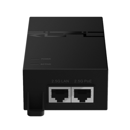 Inyector POE 10/100/1000/2500 802.3bt. 56V, 60W, 1.08A