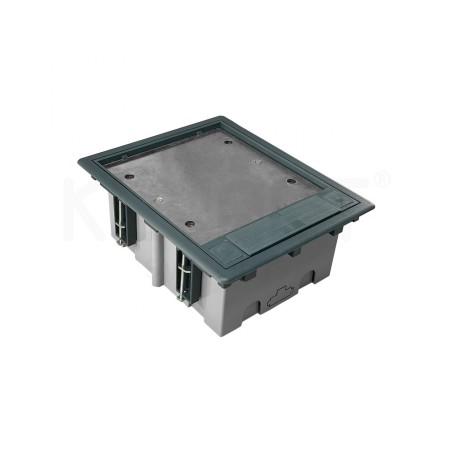 Caja mecanismo suelo empotrar panelable, 3 mod (6 elementos)