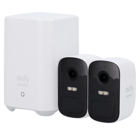 Kit 2 Cámaras + 1 HomeBase Eufy by Anker