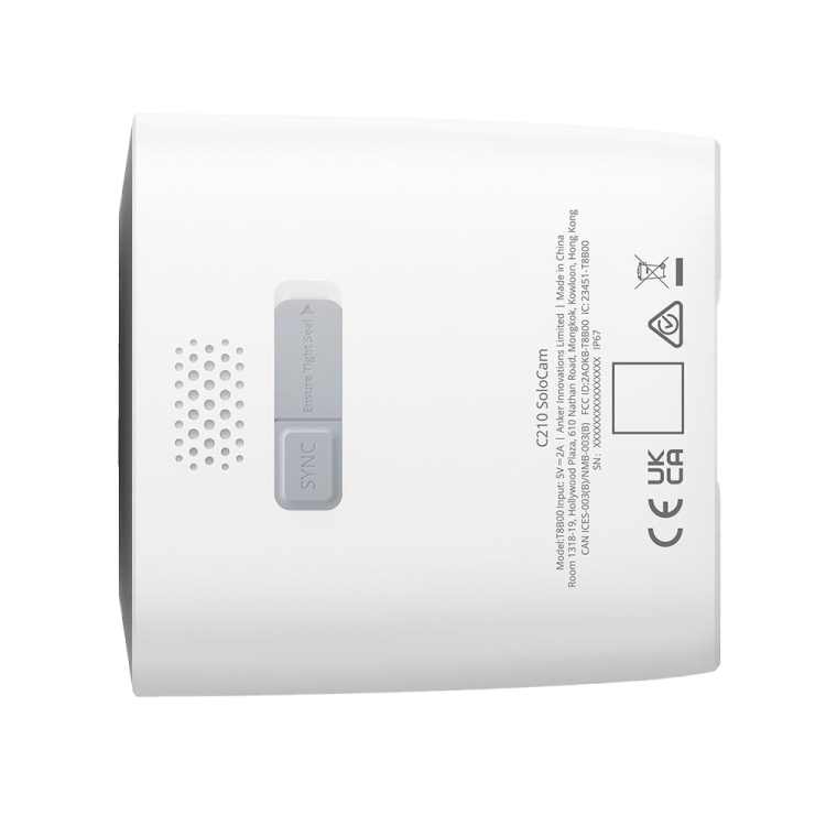 Cámara Bullet IP Wifi, 2K 1080p, IR 8mts, lente 2.8mm, H.264, IP67. Solar
