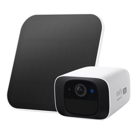 Cámara Bullet IP Wifi, 2K 1080p, IR 8mts, lente 2.8mm, H.264, IP67. Solar