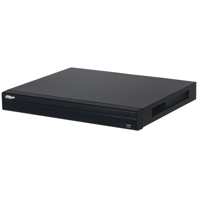 NVR 16ch IP POE hasta 4K/8Mpx, 160Mbps, H.265+, 2 HDD