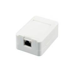 Roseta de superficie individual Cat6 con keystone