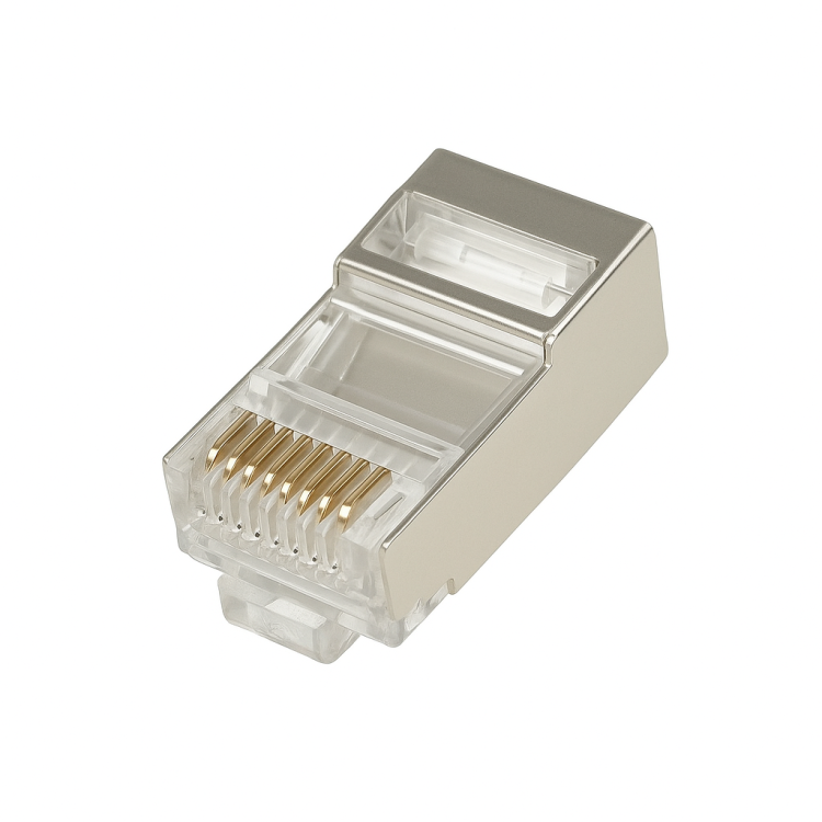 TT-CON-C6F - Conector Cat6 FTP macho