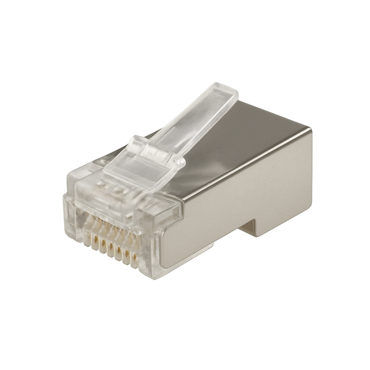 TT-CON-C6F - Conector Cat6 FTP macho