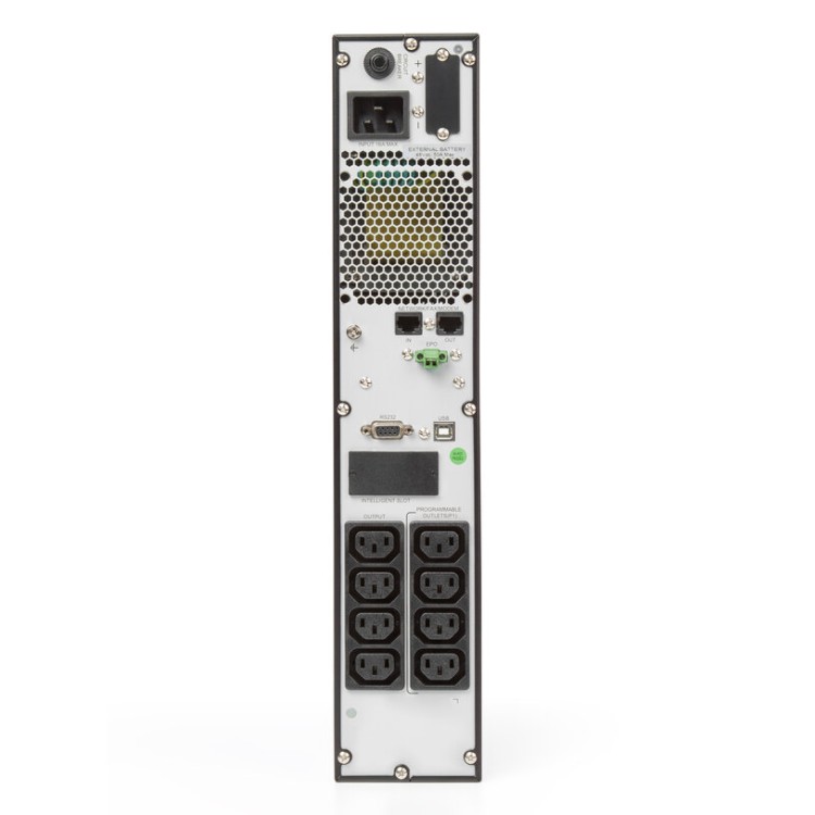 SAI/UPS de 2000VA/1800W, Line-interactive, formato torre/rack (2U). x8 IEC, RS-232