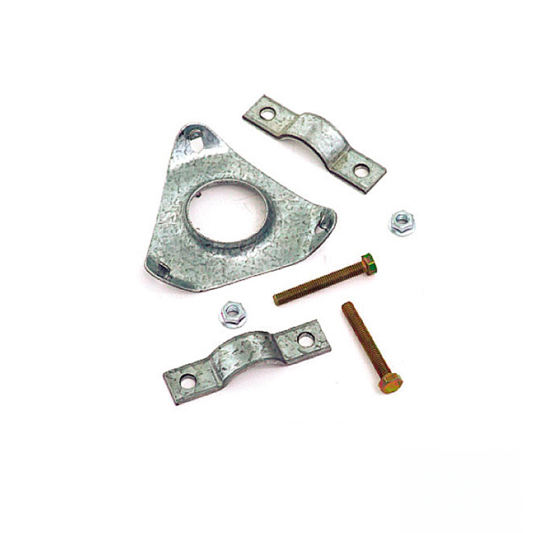 Conjunto de placa y brida para mástiles de 35 mm