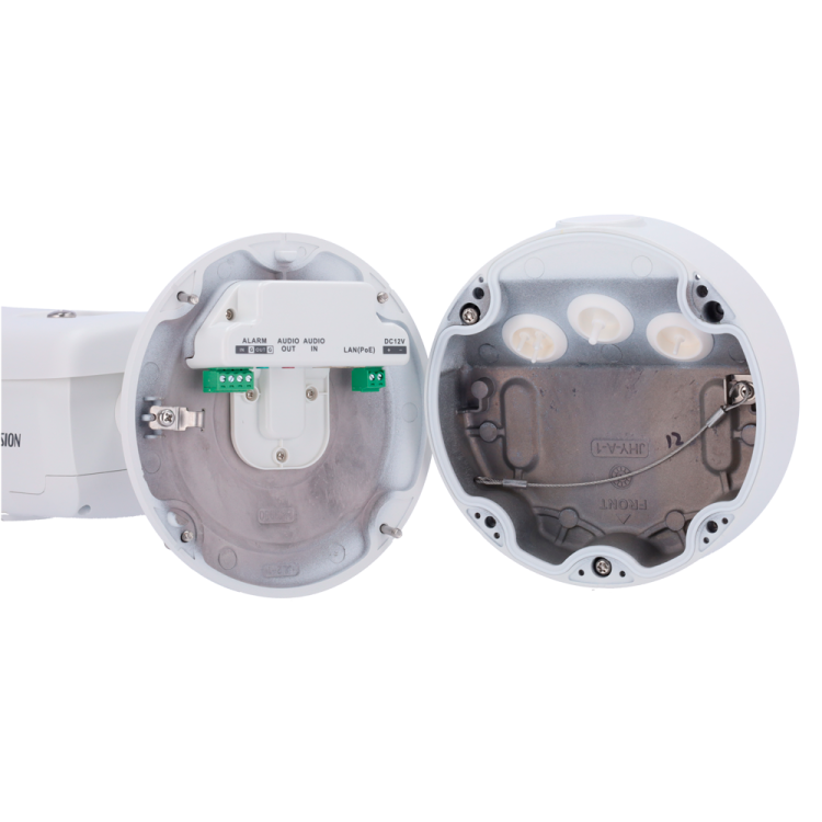 Cámara IP bullet gama PRO, 8Mpx AcuSense, IR 60mts, 2.8-12mm, H.265+, PoE802.3af. Sirena y flash. IP67