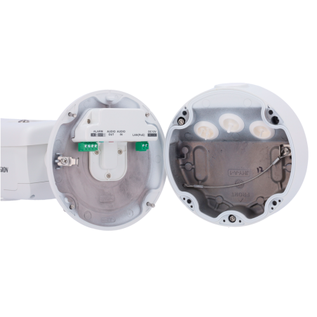 Cámara IP bullet gama PRO, 8Mpx AcuSense, IR 60mts, 2.8-12mm, H.265+, PoE802.3af. Sirena y flash. IP67