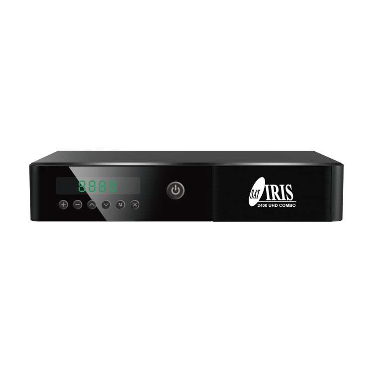 REACONDICIONADO Iris 2400 UHD COMBO (S2+T2), 4K, H.265, USB Wifi