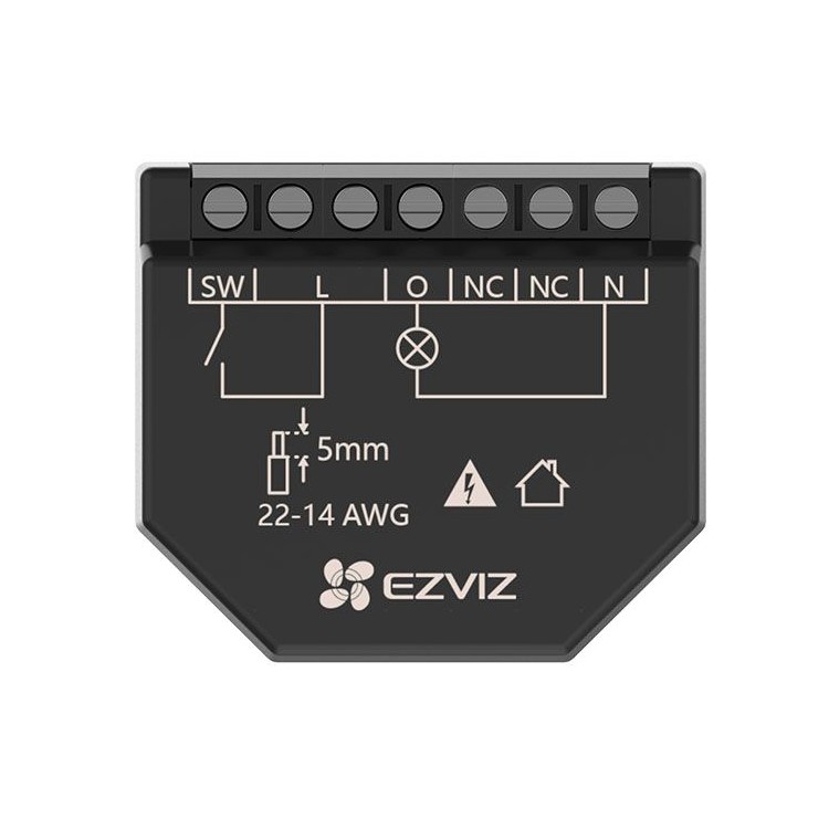 Relé Wi-Fi EZVIZ CS-T35-R100-WM - 16A y medición