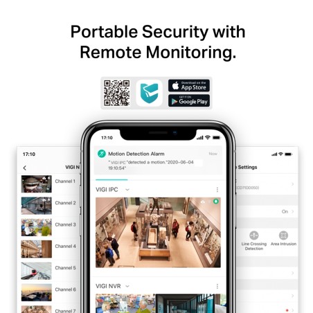 TP-Link VIGI C440 4mm: Cámara IP 4MP Full-Color con PoE y Detección