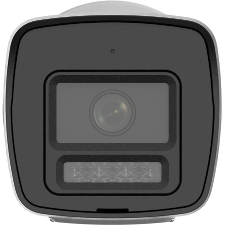 Cámara IP bullet, 4Mpx, IR 30mts, 2.8mm, H265+. PoE802,3af, IP67. Micrófono y altavoz