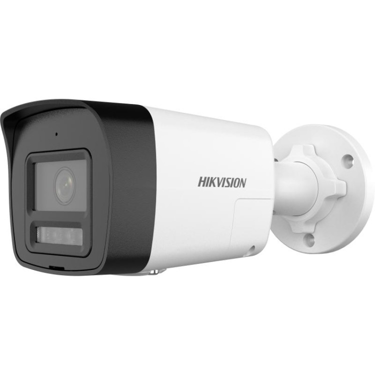 Cámara IP bullet, 4Mpx, IR 30mts, 2.8mm, H265+. PoE802,3af, IP67. Micrófono y altavoz