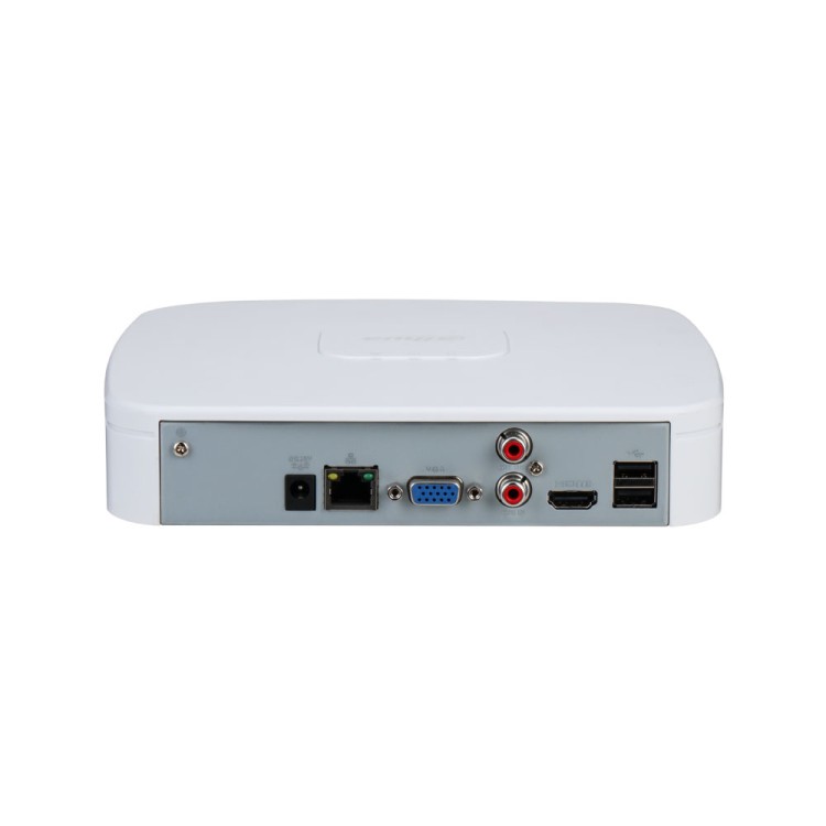 NVR 8ch IP hasta 12Mpx, 80Mbps, H.265+, 1 HDD