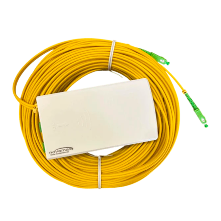 Latiguillo Duplex Monomodo, SC/APC 45mts preconectorizado con Toma (Kit Lat.DPLX)