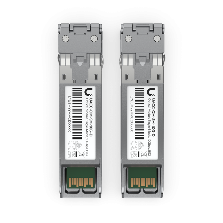 Pack 2 SFP SM duplex conector LC, 10 Gbps, 1310nm, 2 fibras,10km